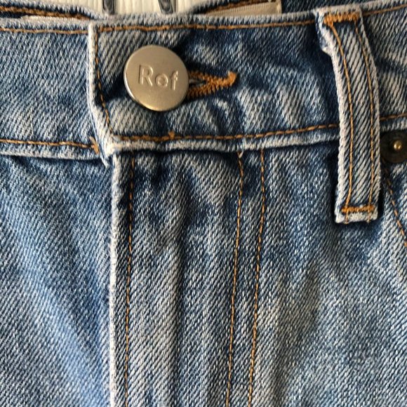 Reformation Sami Distressed Jean Skirt Size 25 - Picture 6 of 9
